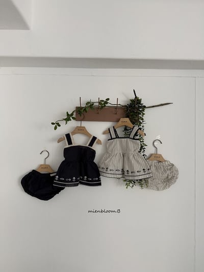 Bloom.b36｜(55cm-118cm) 蕾絲滾邊吊帶背心11