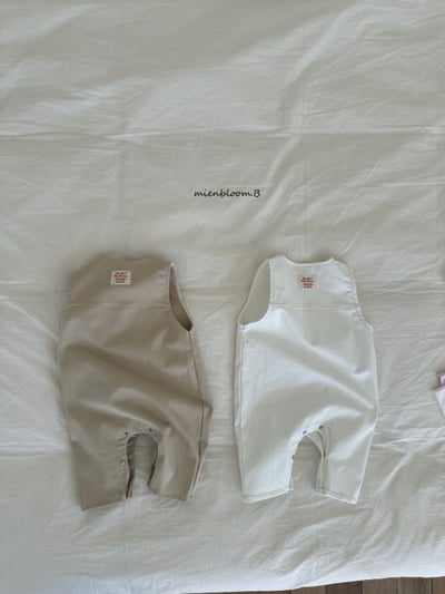 Bloom.b43｜(0m-18m) 素面包屁連身衣12