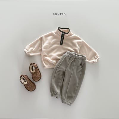 Bonito06｜(75cm-125cm) 半開襟刷毛套裝15