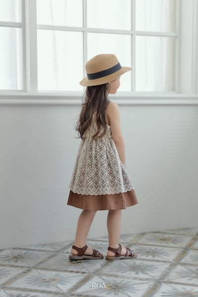 ROA12｜(6m-18m) 2色浪漫蕾絲無袖洋裝16