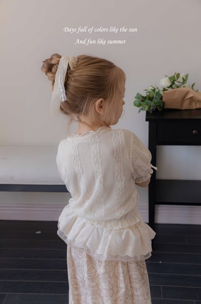 M-KIDS10｜(65-115cm) 短袖開襟綁帶外套19