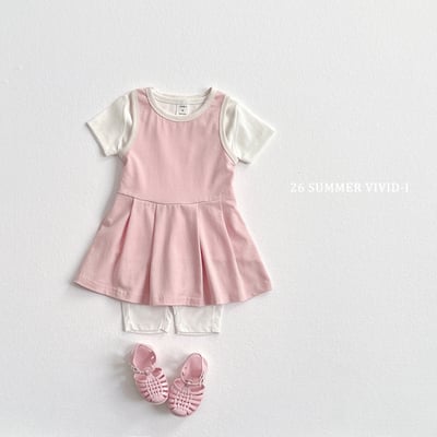 vivid33｜(78cm-125cm) 2款甜美網球無袖連身裙15