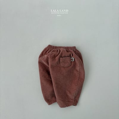 lala land43｜(60cm-83cm) 4色磨毛燈芯絨長褲20