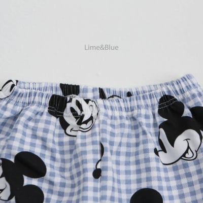 LIME&BLUE02｜(55-118cm MOM )  迪士尼親子居家服22