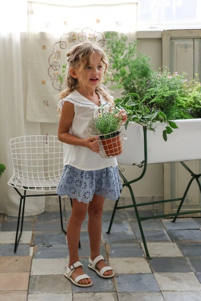 FLO34｜(75-140) 鏤空雕花短褲13