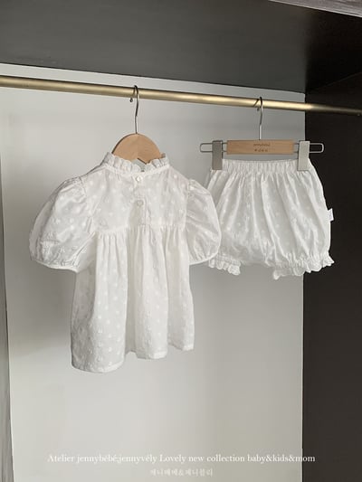 JE14｜(80-120cm) 刺繡小花套裝8