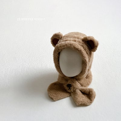 vivid113｜(free) 保暖泰迪熊頭套7