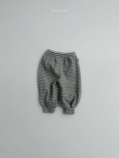 MiniRobe32｜(70-110) 條紋休閒束口褲7