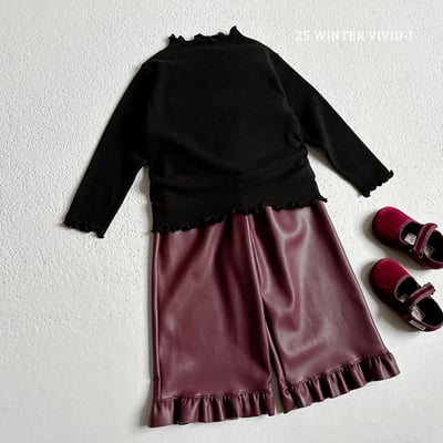 vivid74｜(78cm-125cm) 棉質捲邊上衣10