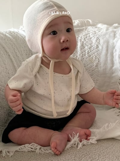 lala land38｜(3m-18m) 2色網眼綁帶帽3