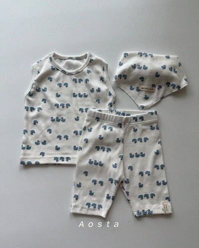 AOSTA48｜(6m-5y) 4款羅紋無袖背心13