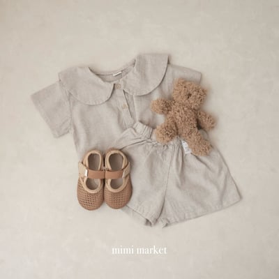 mimi market09 (75-90cm)  格子簡約短褲4