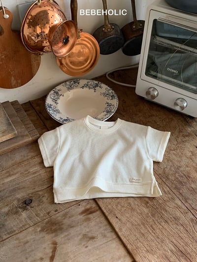 Bebe holic46｜(3m-18m) 素色小標上衣13