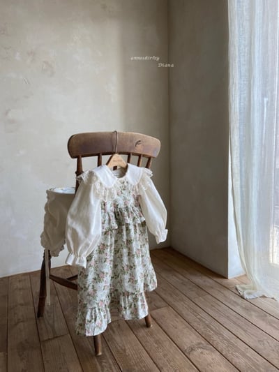 Anne Shirley12｜(1y-5y) 1色春日碎花綁帶洋裝6