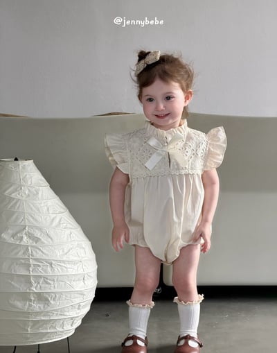 JE732｜(66-120cm) 刺繡緞帶包屁衣/洋裝4