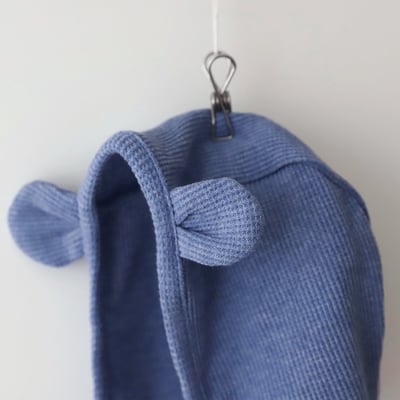 LEMONADE06｜(55cm-85cm) 2色小熊條紋包屁連身衣含帽子23