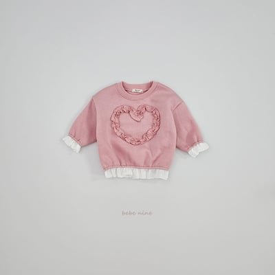 bebe nine27 (65cm-115cm) 3色愛心摺邊上衣11