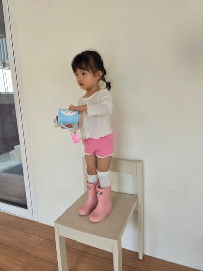 Color03｜(75-115cm) 蕾絲滾邊短褲10