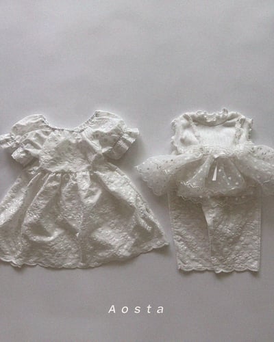 AOSTA17｜(6m-5y) 3款蕾絲刺繡長褲15