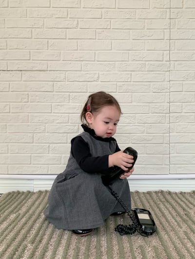 JE608｜(80cm-110cm) 學院素面背心洋裝/花邊領上衣15