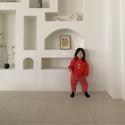 Fondue 18｜(75cm-120cm)  明信片小熊上衣10