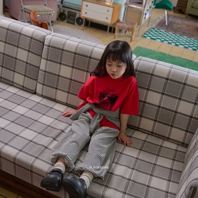 BEAN08｜(65-120cm) 條紋縮口褲13