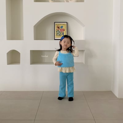 Fondue 10｜(75cm-120cm)  條紋絨毛長褲9