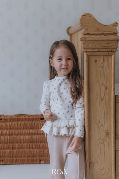 ROA22｜(80cm-120cm) 2色蕾絲蛋糕裙擺上衣4