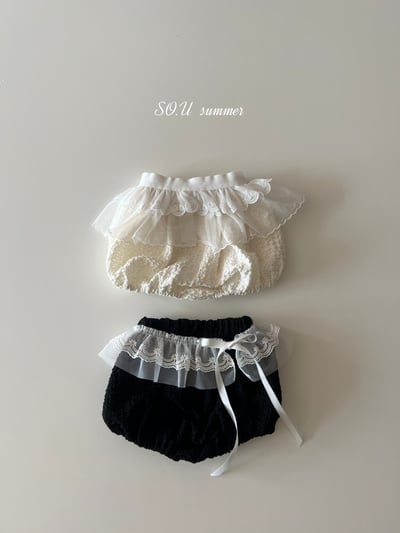 SO.U23｜(6m-18m) 抓皺緞帶套裝5