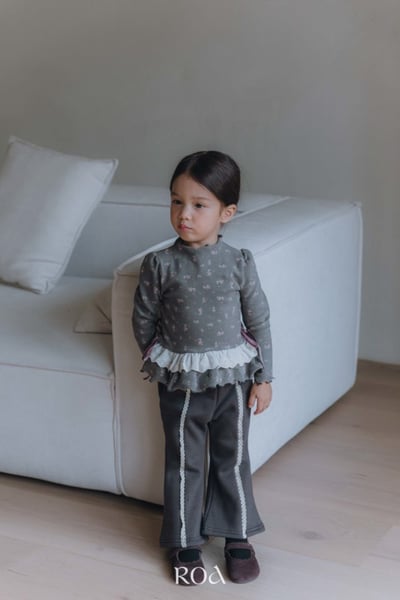 ROA22｜(80cm-120cm) 2色蕾絲蛋糕裙擺上衣14