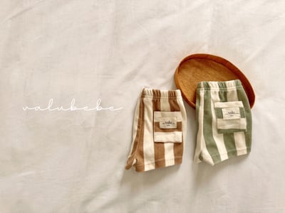 Valubebe 54｜(65-90cm) 條狀毛圈褲3