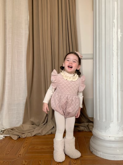 JE417｜(66cm-110cm) 夾棉背心連身裙/包屁衣/高領上衣20