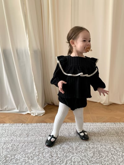 JE621｜(73cm-100cm) 麻花荷葉領套裝12