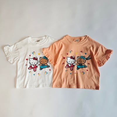 1st blue25｜(~93-118cm) HELLO KITTY芭蕾印花上衣3