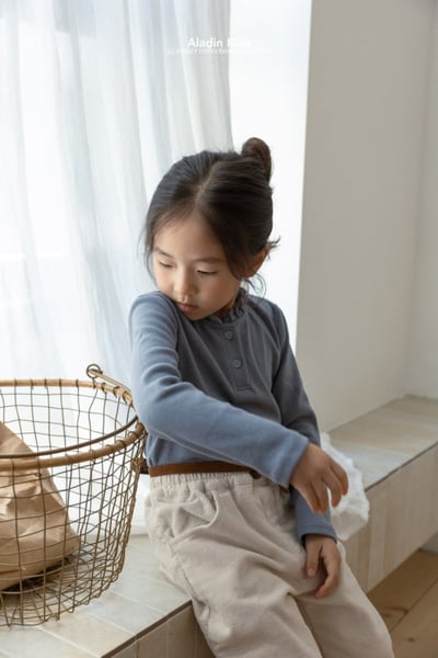 ALADIN11｜(75cm-114cm) 荷葉領邊鈕扣上衣21