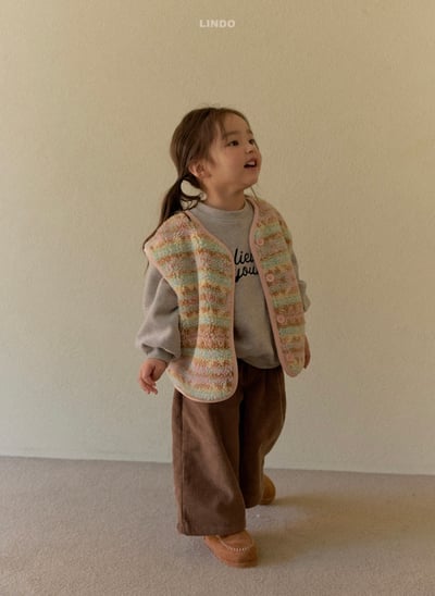 Lindo72｜(80cm-125cm) 印花刷毛背心11