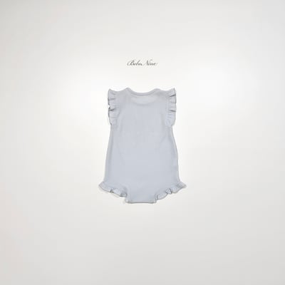 bebe nine05  (6m-24m) 3色波浪花邊無袖連身服3