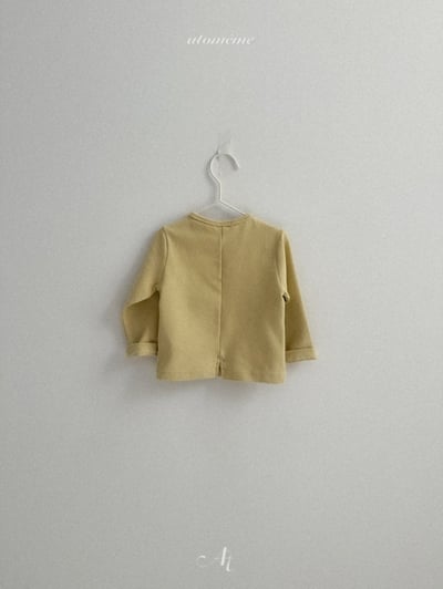 Atomeme32｜(70cm-110cm) 後開衩素面小標上衣5