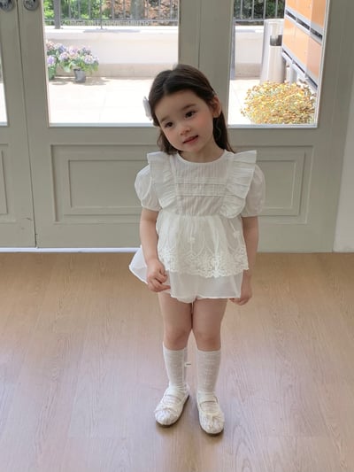 JE37｜(66-90cm) 蕾絲花邊包屁衣19