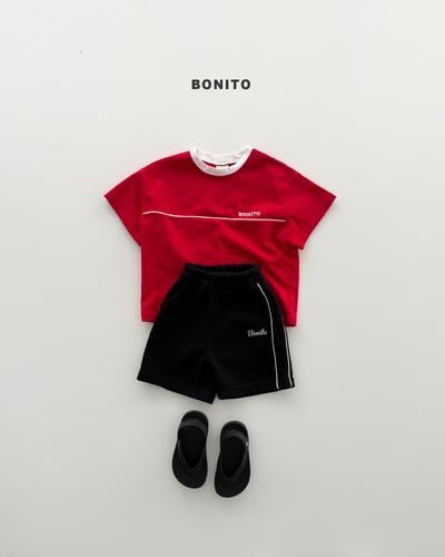 Bonito12｜(75cm-125cm) 2色字母分線上衣11