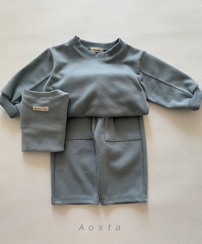 AOSTA07｜(6m-5y) 日常口袋直筒褲12