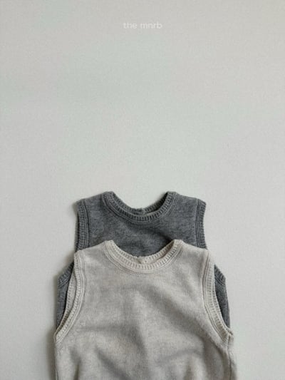 MiniRobe21｜(70-110) 背部開衩針織背心8