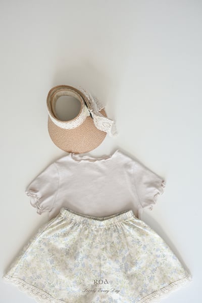 ROA10｜(6m-18m) 2色浪漫蕾絲滾邊短褲16