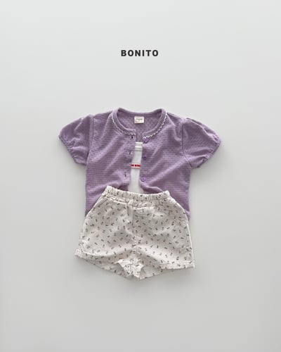 Bonito17｜(75cm-125cm) 3色愛心鈕釦開衫上衣8