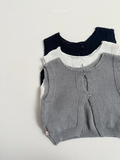 MiniRobe22｜(70-110) 針織排扣背心11