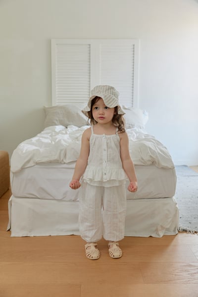 onu27｜(70cm-115cm) 荷葉邊壓紋縮口長褲14