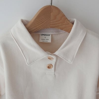 LEMONADE51｜(55cm-85cm) 2色有領素面上衣12