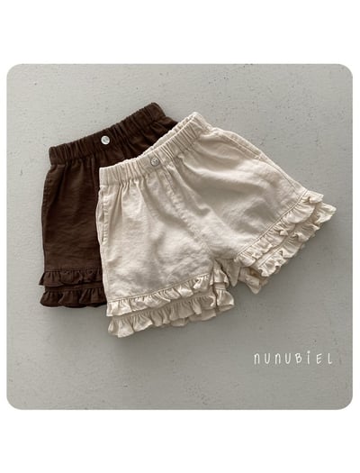 NUNU BIEL21｜(65-115cm) 木耳邊短褲1