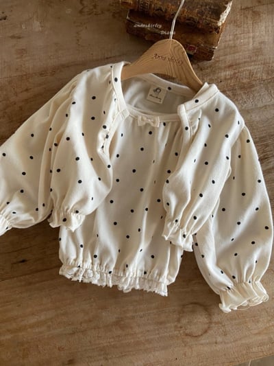 Anne Shirley23｜(3m-24m) 2色細肩碎花/波點蕾絲背心4