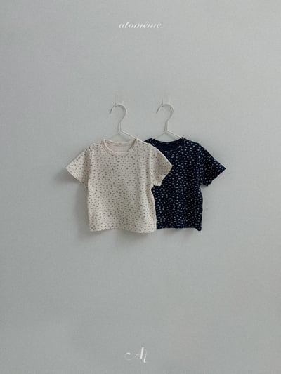 Atomeme24｜(70-110) 蕾絲小標短袖上衣10